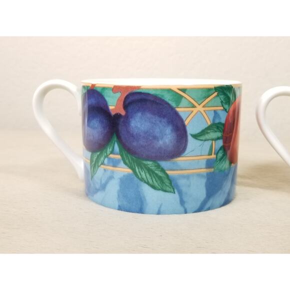 Victoria & Beale Forbidden Fruit Teacup Coffee Mug 8oz Fine Porcelain2 1/2" x2 - Picture 2 of 14